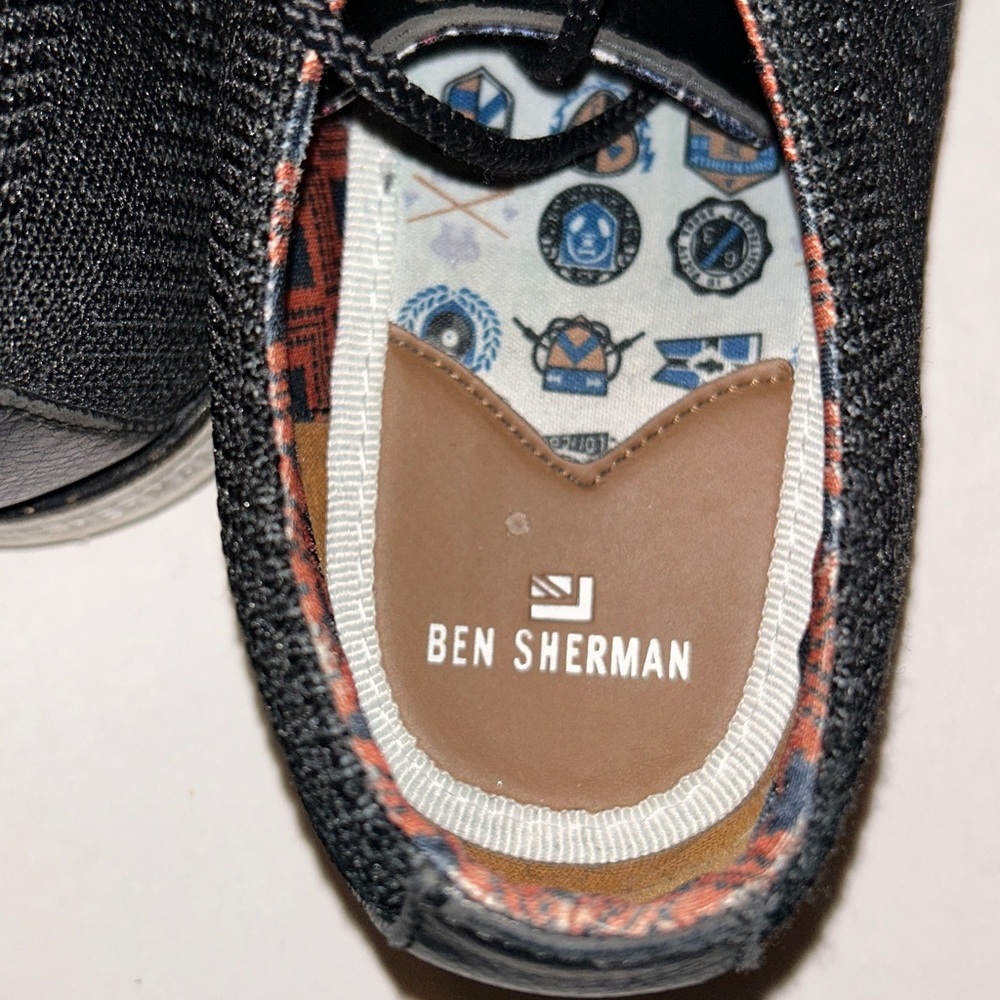Ben Sherman Black Knit Sneakers View 2
